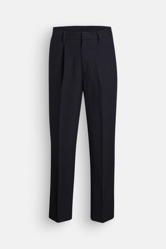 EMPORIO ARMANI Schurwollmix-Hose schwarzblau