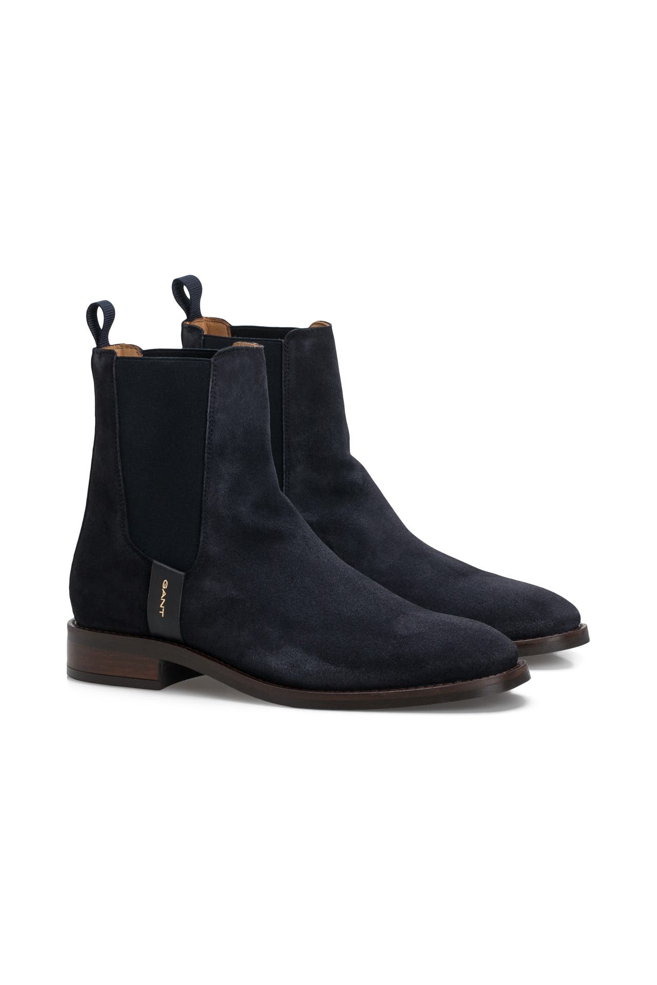 Gant Chelsea boots van leer met labeldetail, model 'Fayy' in