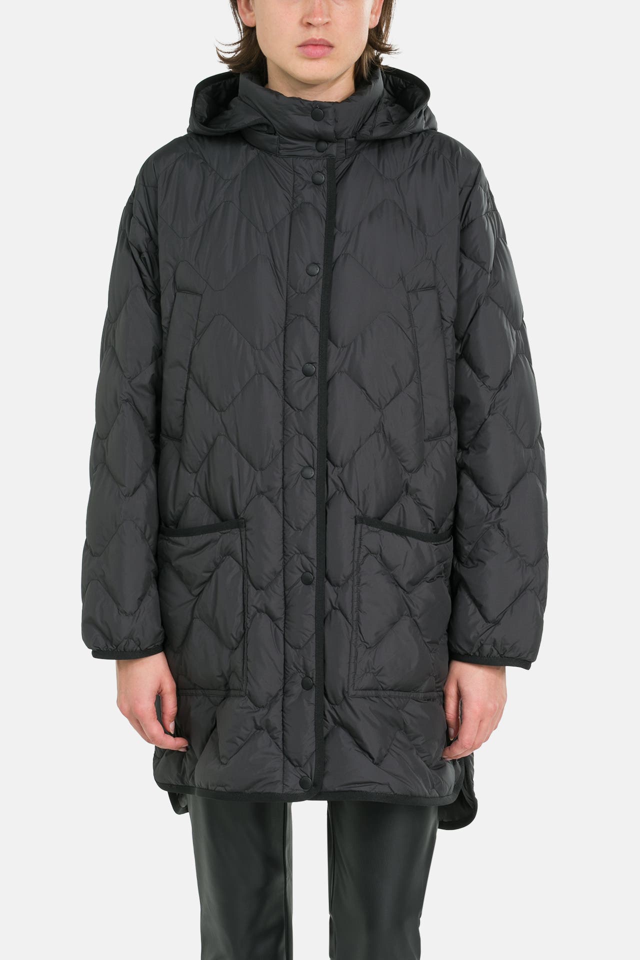 WOOLRICH Daunen-Steppmantel 'Heritage' schwarz, Bild 1