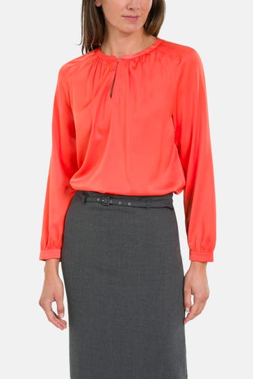 COMMA, Bluse orangerot