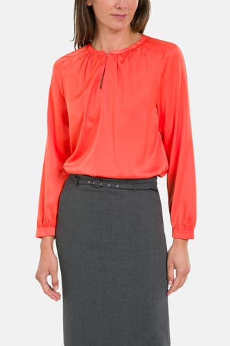 COMMA, Bluse orangerot