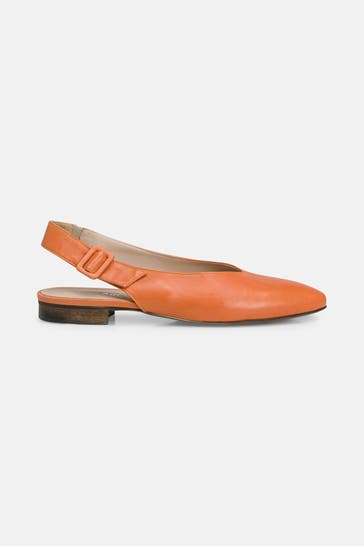 DONNA CAROLINA Sling-Ballerinas dunkelorange