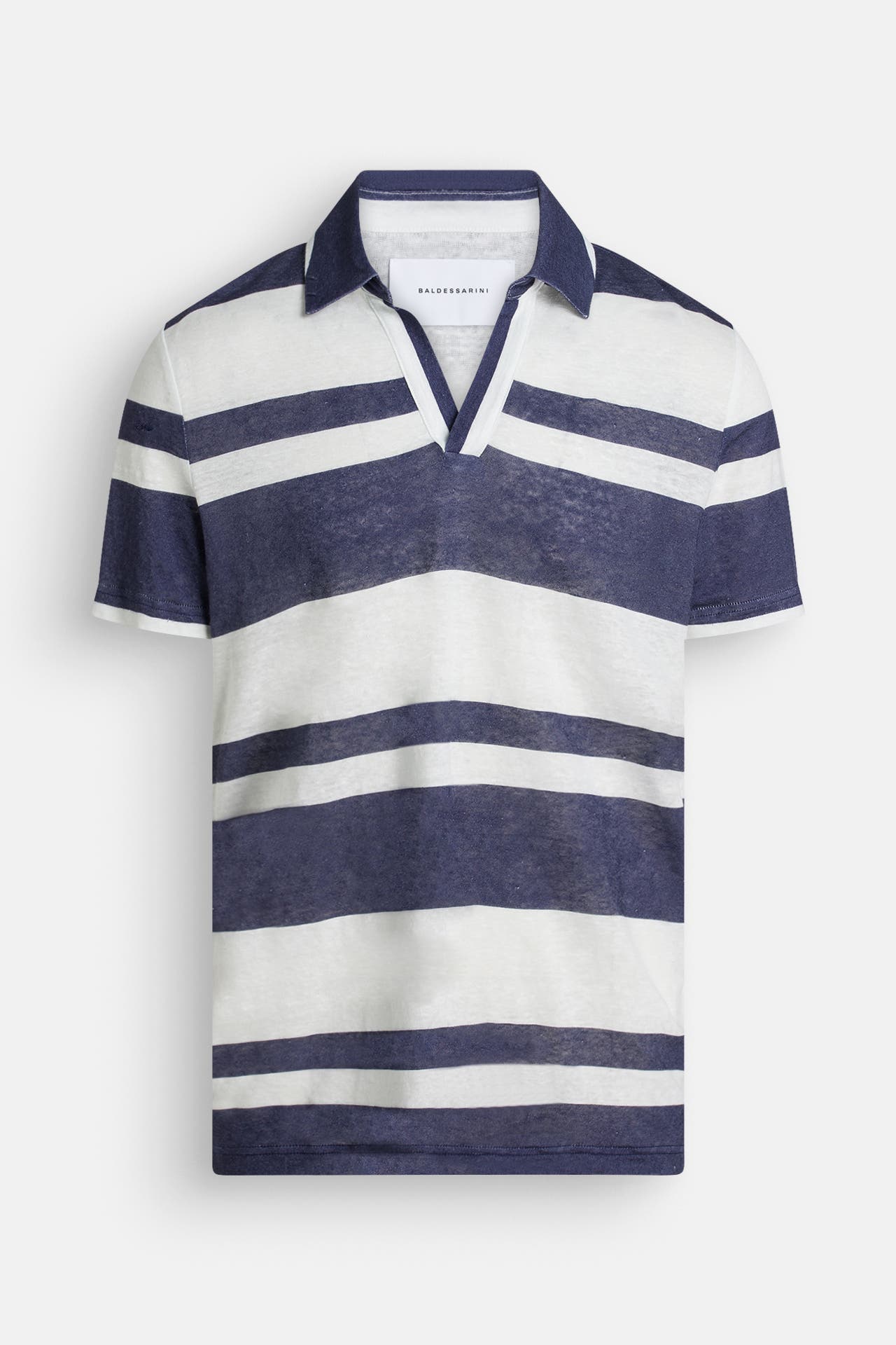BALDESSARINI Leinen Polo-Shirt gestreift, Bild 1