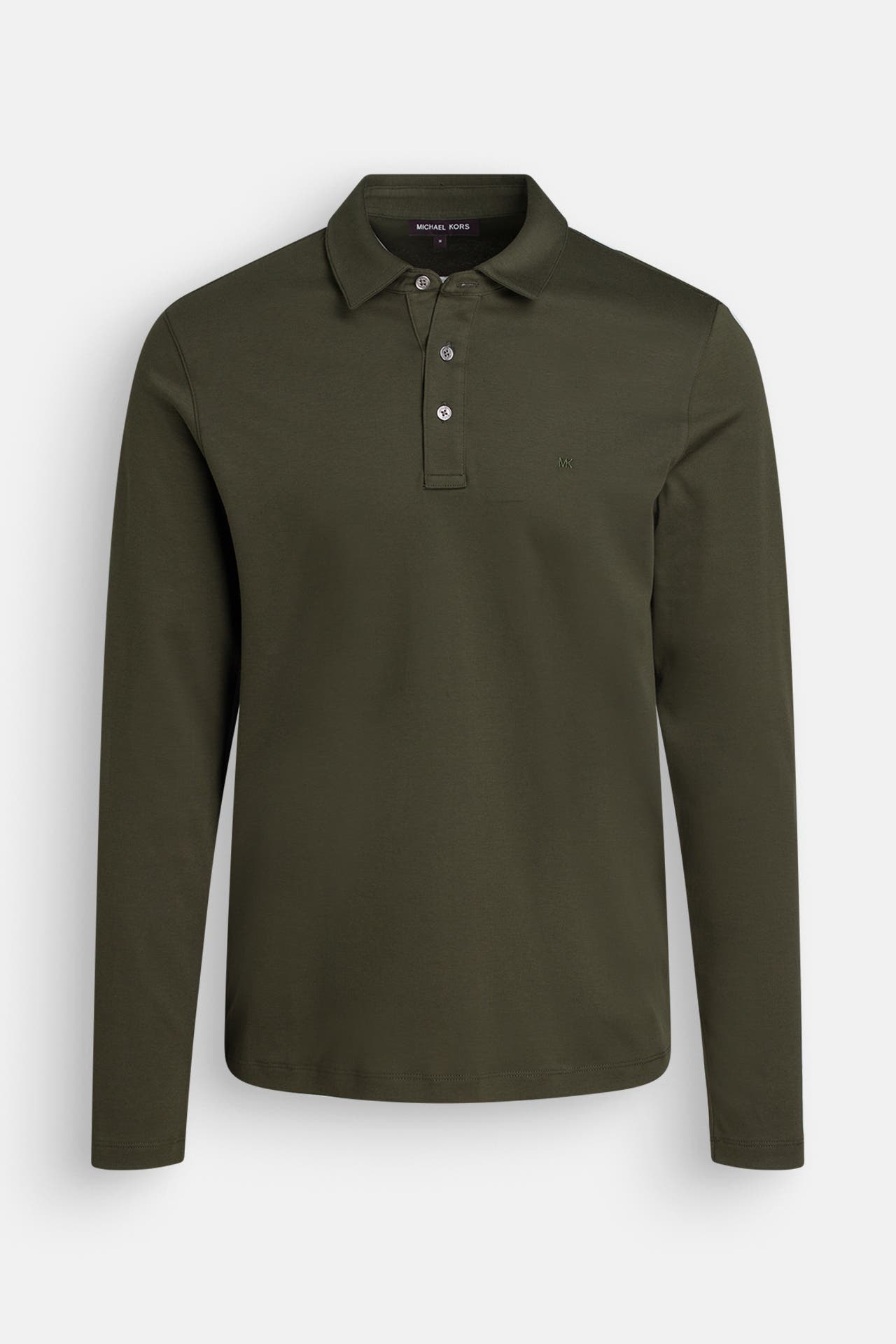 MICHAEL KORS Langarm-Polo waldgrün, Bild 1
