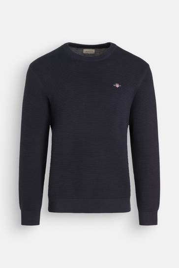 GANT Strickpullover nachtblau