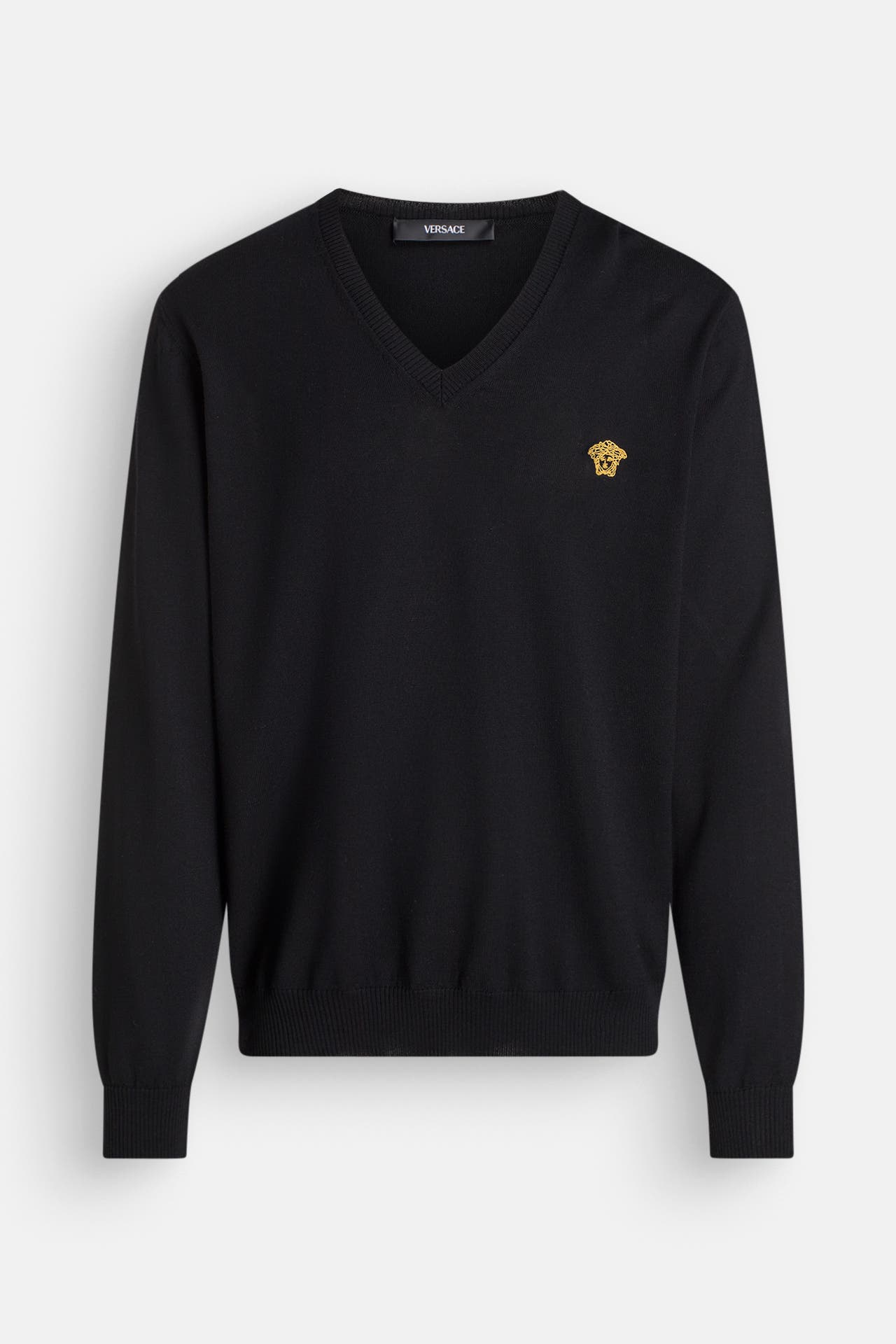 VERSACE Wollpullover schwarz, Bild 1
