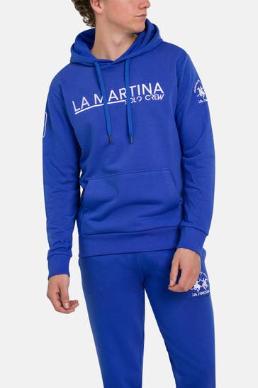 LA MARTINA Hoodie royalblau