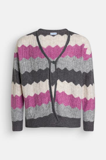 MAYORAL Strickjacke gemustert