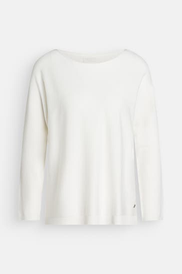 BUGATTI Strickpullover offwhite