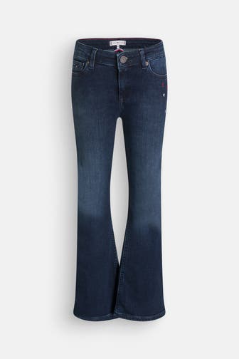 TOMMY HILFIGER Jeans dunkelblau flared