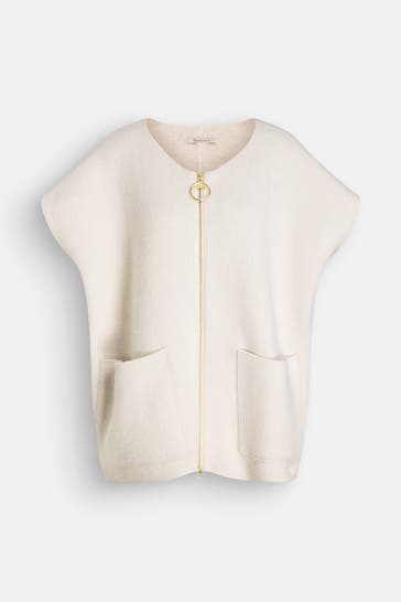 BARBOUR Wollmix-Weste weiß