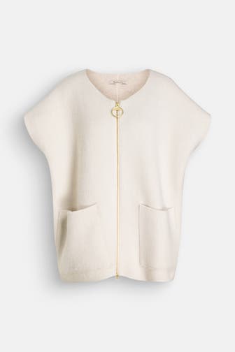 BARBOUR Wollmix-Weste weiß