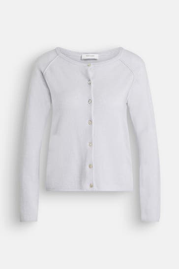 ROSEMUNDE Wollmix-Strickjacke 'Laica' hellblau
