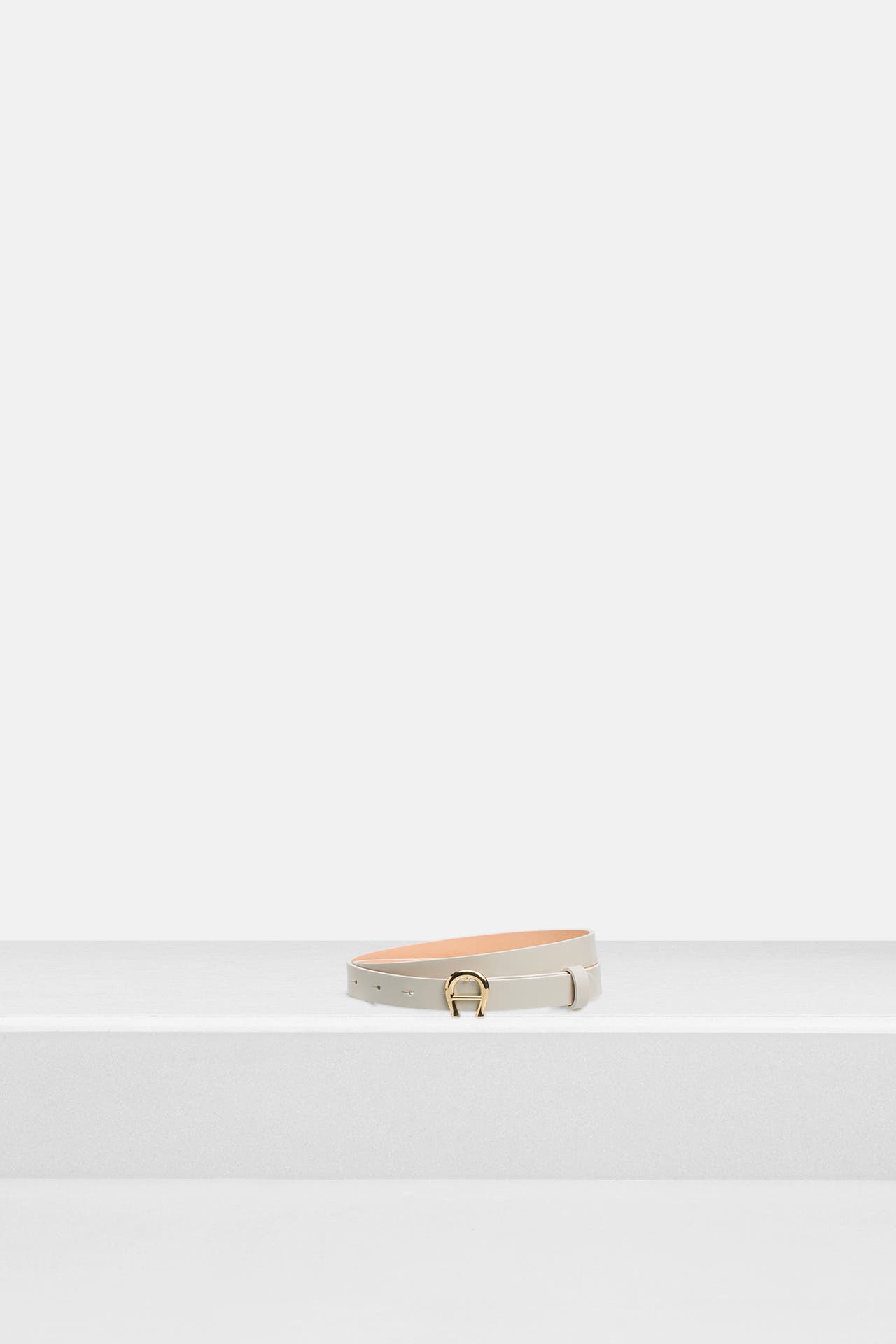 AIGNER Ledergürtel creme, Bild 1