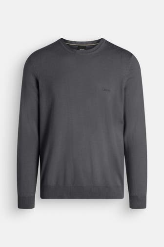 BOSS Wollpullover 'Bagritte' dunkelgrau