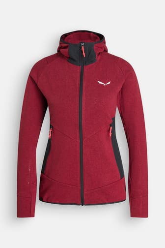 SALEWA Sweatjacke 'Lavaredo' rot