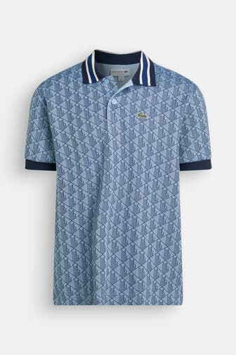 LACOSTE Polo-Shirt gemustert