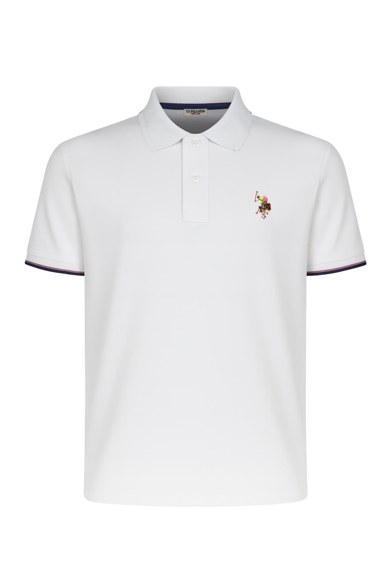 U.S. POLO ASSN. Polo-Shirt weiß, Bild 1