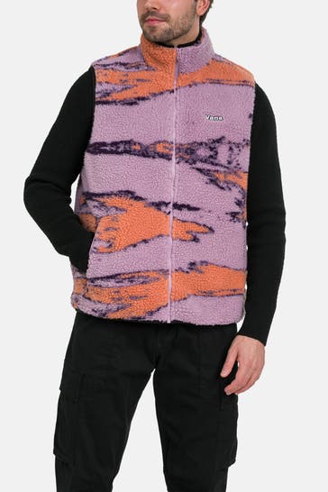 VANS Teddyfleece-Weste gemustert