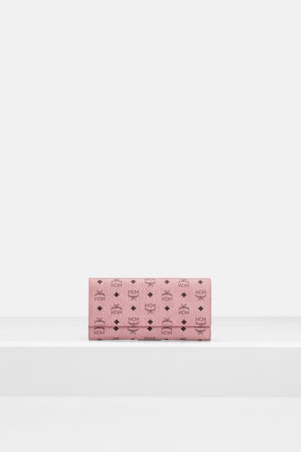 MCM Geldbörse 'Aren' rosa gemustert