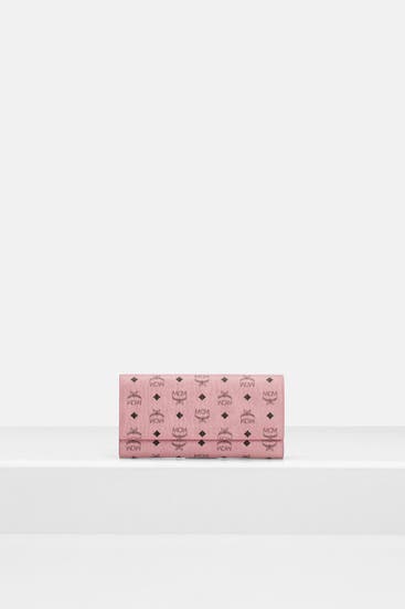 MCM - Geldbörse 'Aren' rosa gemustert