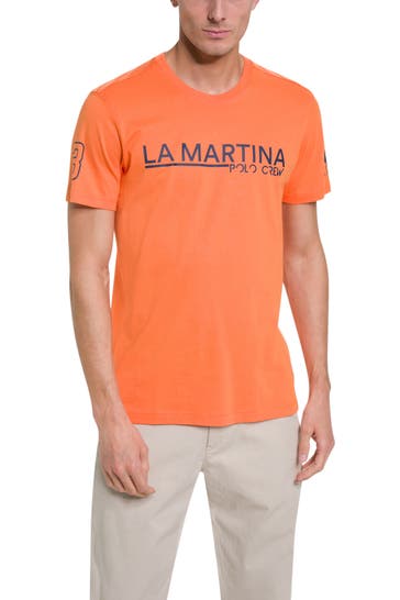 LA MARTINA T-Shirt orange