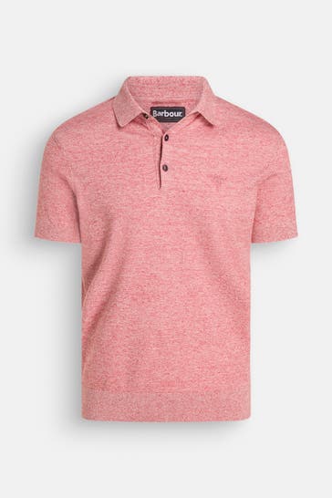 BARBOUR Polo-Shirt hellrot