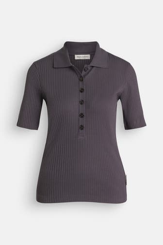 MARC O'POLO Polo-Shirt dunkelgrau