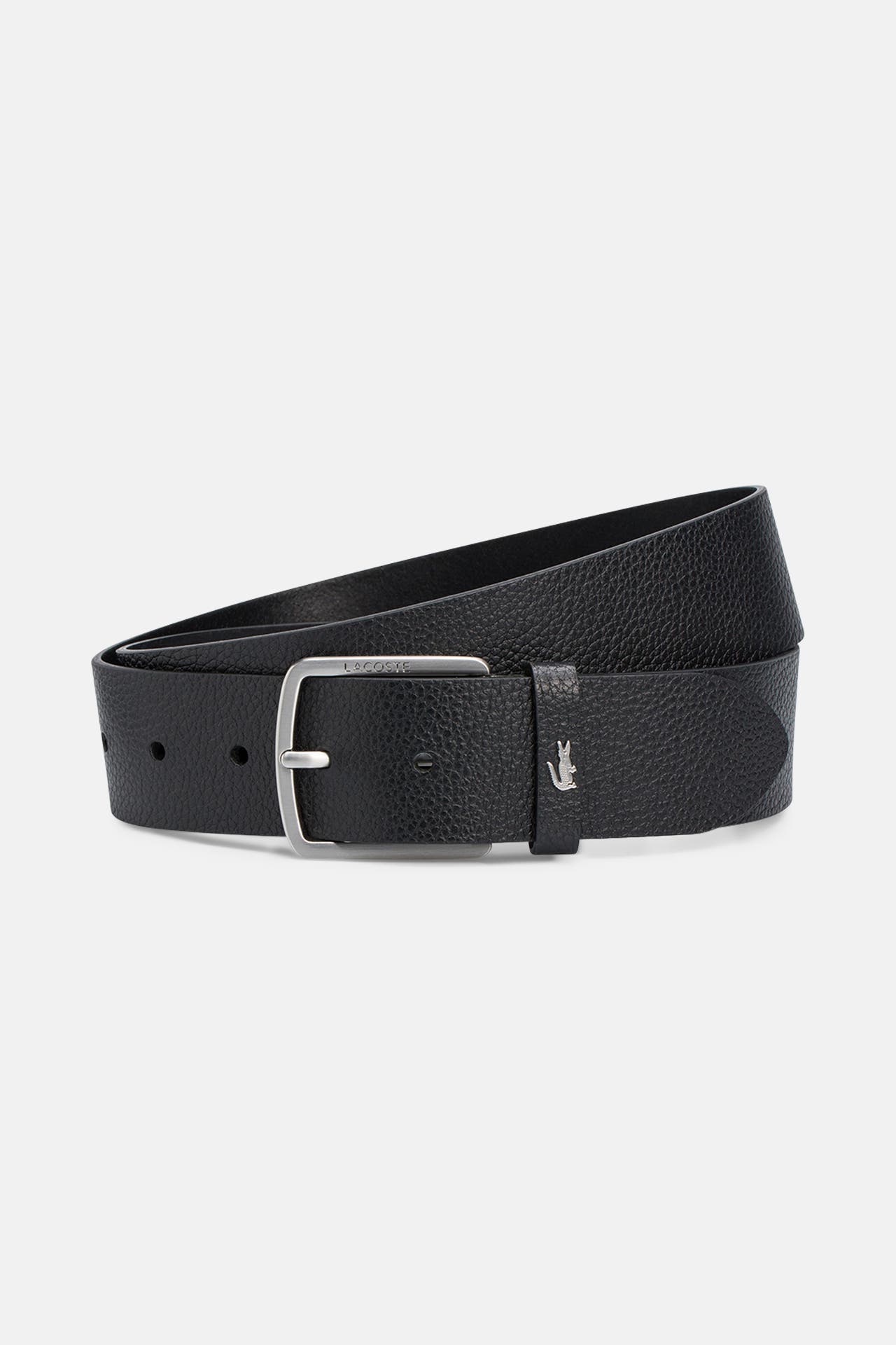 LACOSTE Ledergürtel schwarz, Bild 1