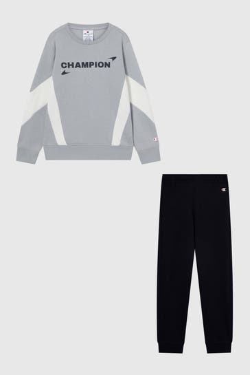CHAMPION Set: Sweatshirt und Sweathose mehrfarbig