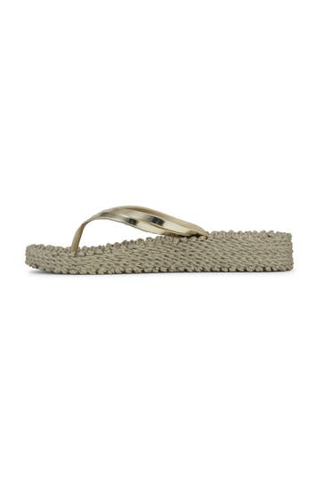 ILSE JACOBSEN Flip Flops gold