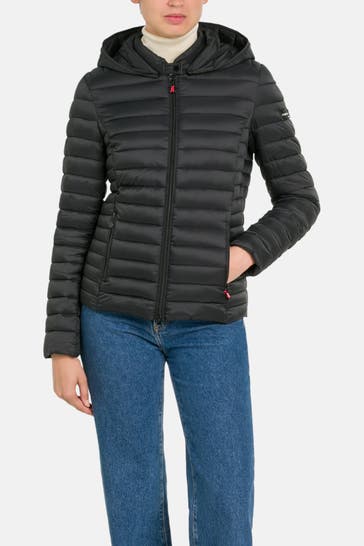 FRIEDA & FREDDIES NY Lightweight Quilted Jacket, black