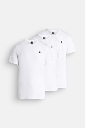 G-STAR 3er-Pack T-Shirts weiß