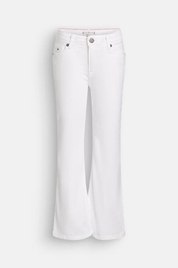 TOMMY HILFIGER Jeans weiß flared