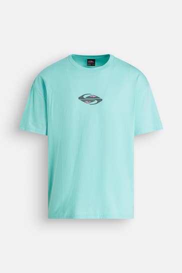 QUIKSILVER T-Shirt 'Global Heat' türkis