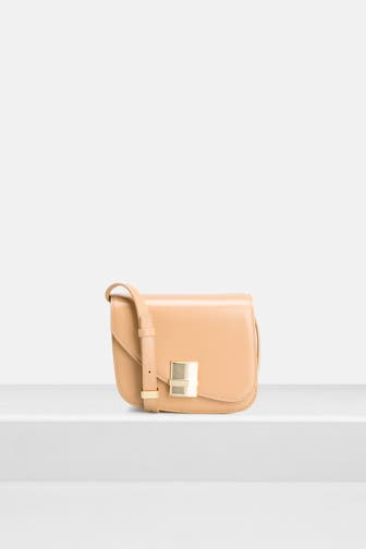 FERRAGAMO Umhängetasche 'Fiamma' beige