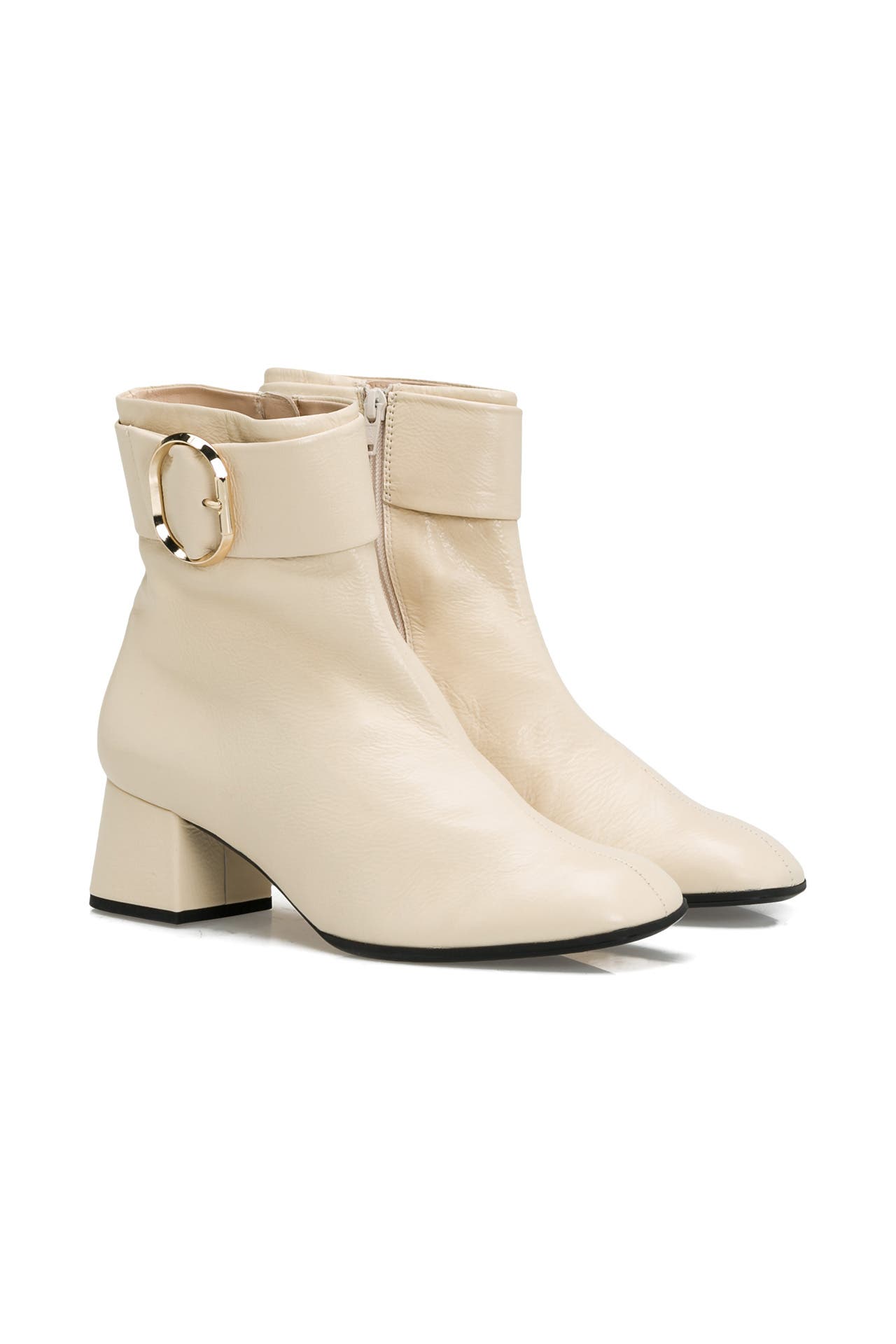 HÖGL Lederstiefeletten 'April' creme, Bild 1