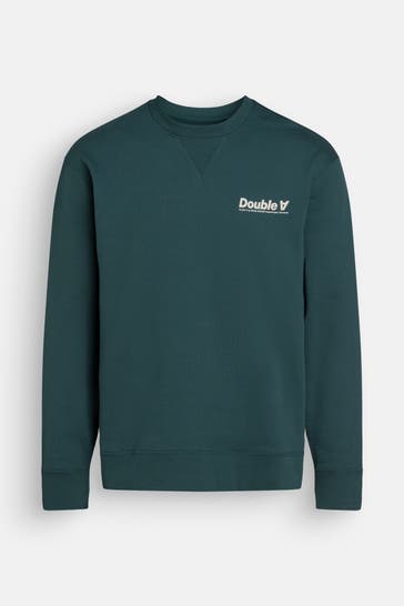 WOOD WOOD Sweatshirt dunkelgrün