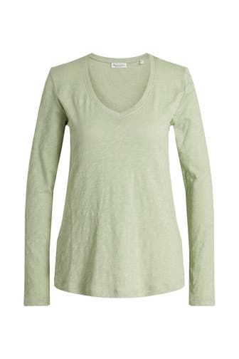 MARC O'POLO Longsleeve hellgrün