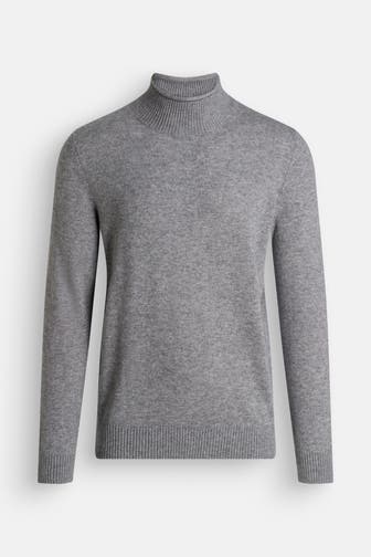 BALDESSARINI Wollmix-Pullover 'Kantor' grau meliert