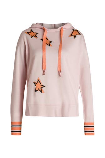 LUISA CERANO Strick-Hoodie rosa