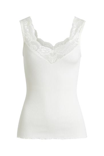 ROSEMUNDE Seidenmix-Top weiß