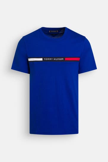 TOMMY HILFIGER T-Shirt königsblau