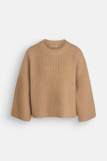 BARBOUR Strickpullover hellbraun