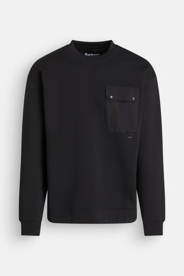 BARBOUR Sweatshirt schwarz