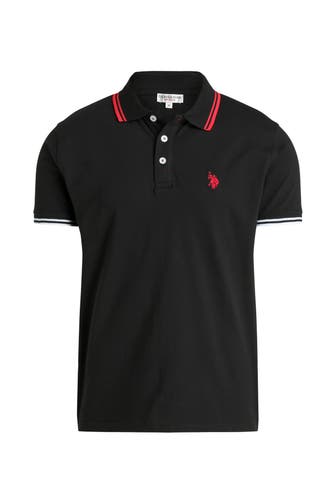 U.S. POLO ASSN. Polo-Shirt schwarz