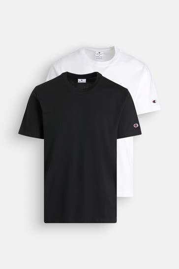 CHAMPION 2er-Pack T-Shirt zweifarbig