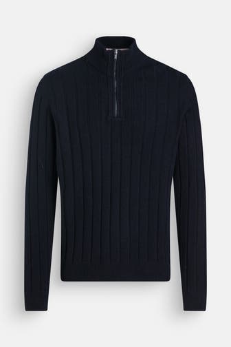 HECHTER Paris Wollmix-Troyer nachtblau