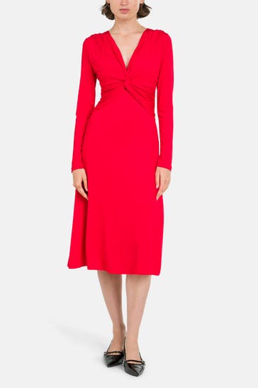 BOSS Midikleid 'Eulo' rot