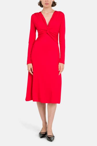 BOSS Midikleid 'Eulo' rot